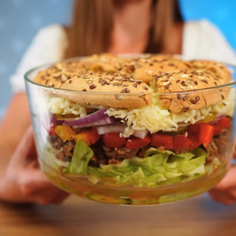 Sałatka hamburgerowa