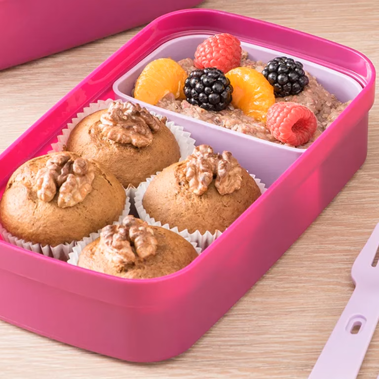 Gryczanka i muffiny bananowe – lunchbox na słodko