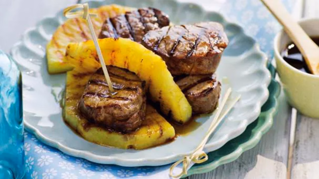 Filet teriyaki z ananasem
