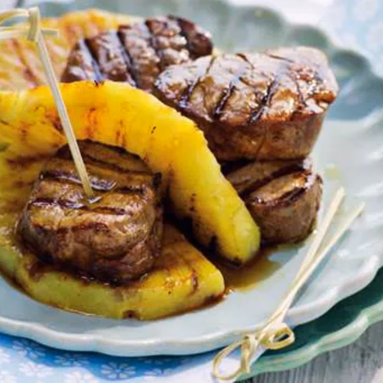 Filet teriyaki z ananasem