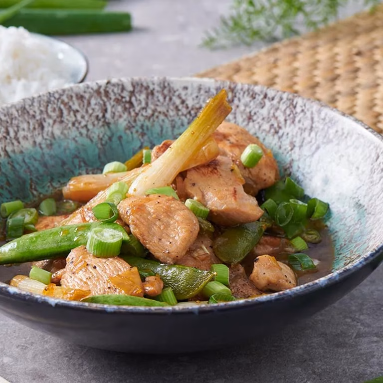 Kurczak teriyaki z warzywami
