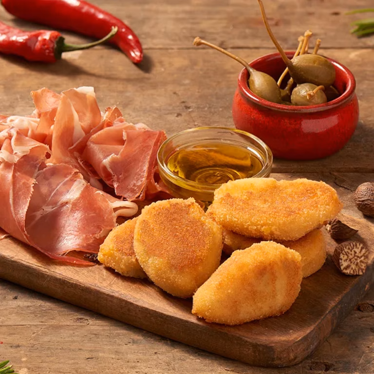 Klasyczne croquetas z szynką serrano