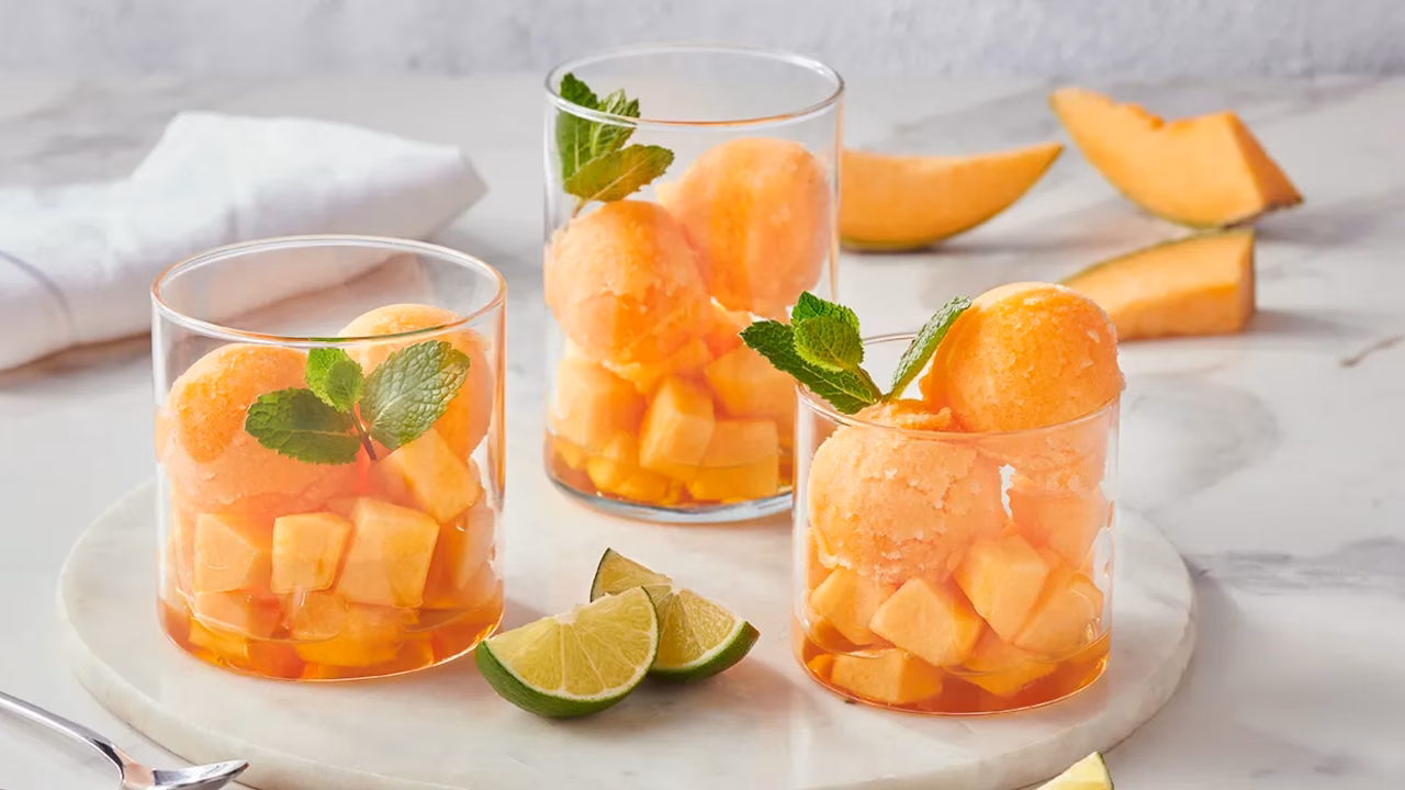 Ekspresowy sorbet z melona