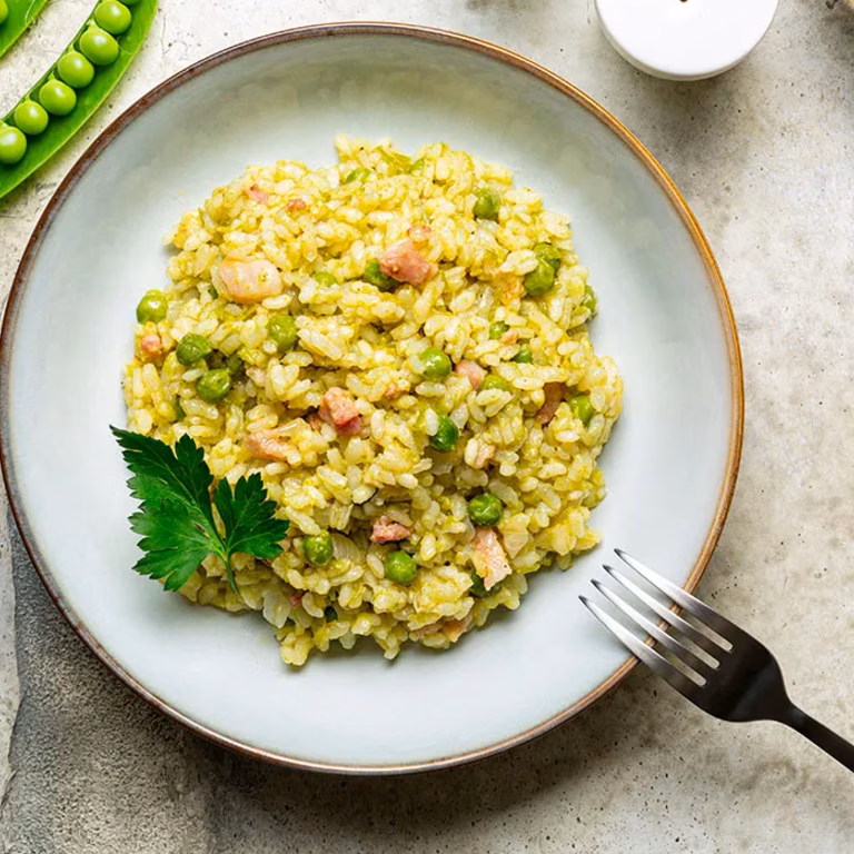 Risotto z groszkiem — przepis rodem z Wenecji