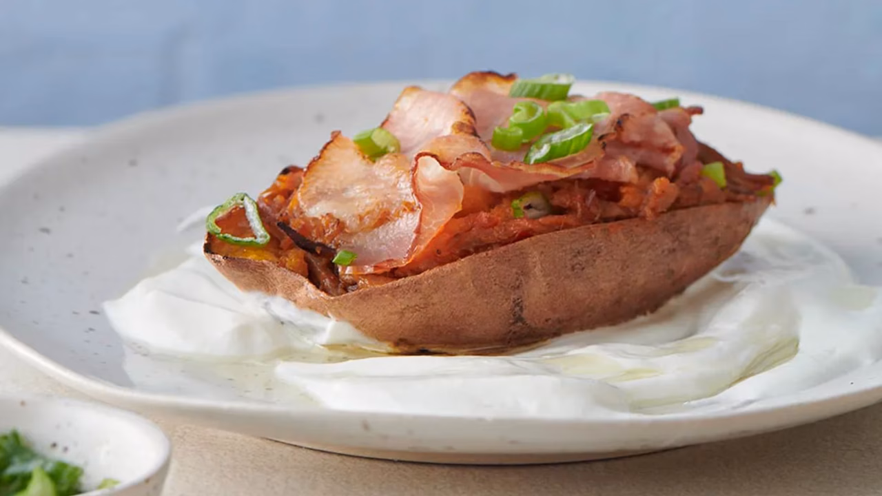 Bataty faszerowane pulled porkiem
