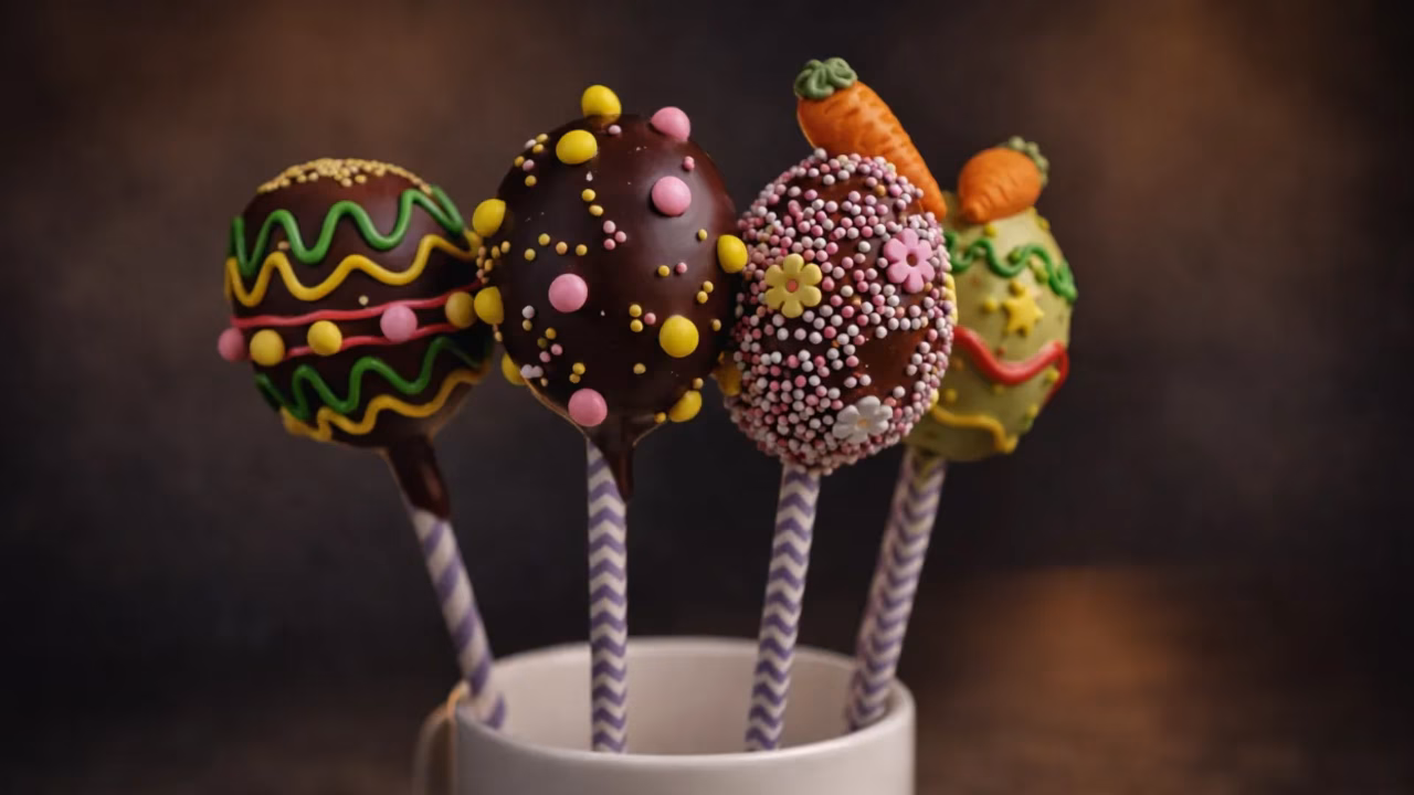Wielkanocne Cake Pops bez pieczenia