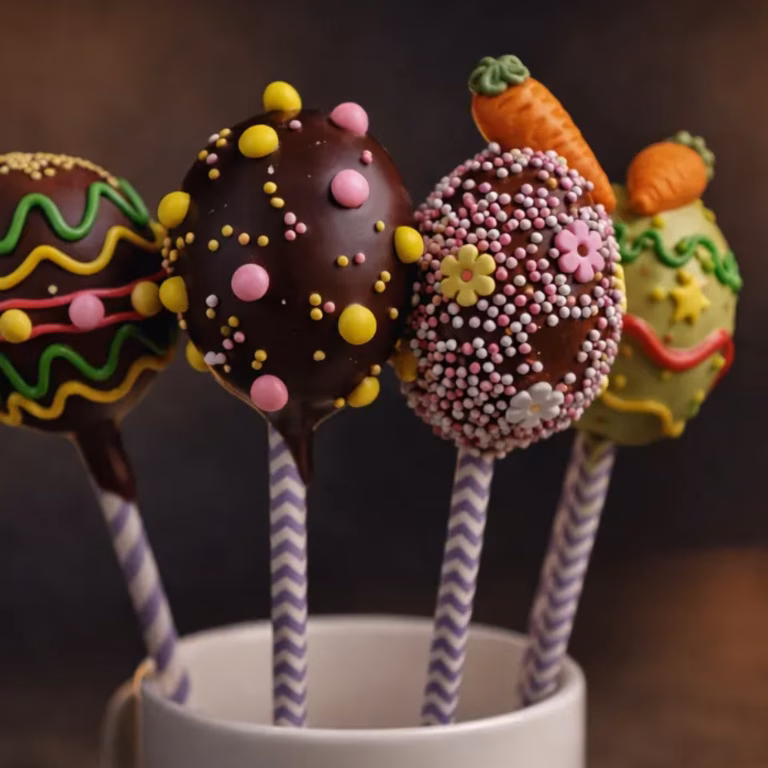 Wielkanocne Cake Pops bez pieczenia
