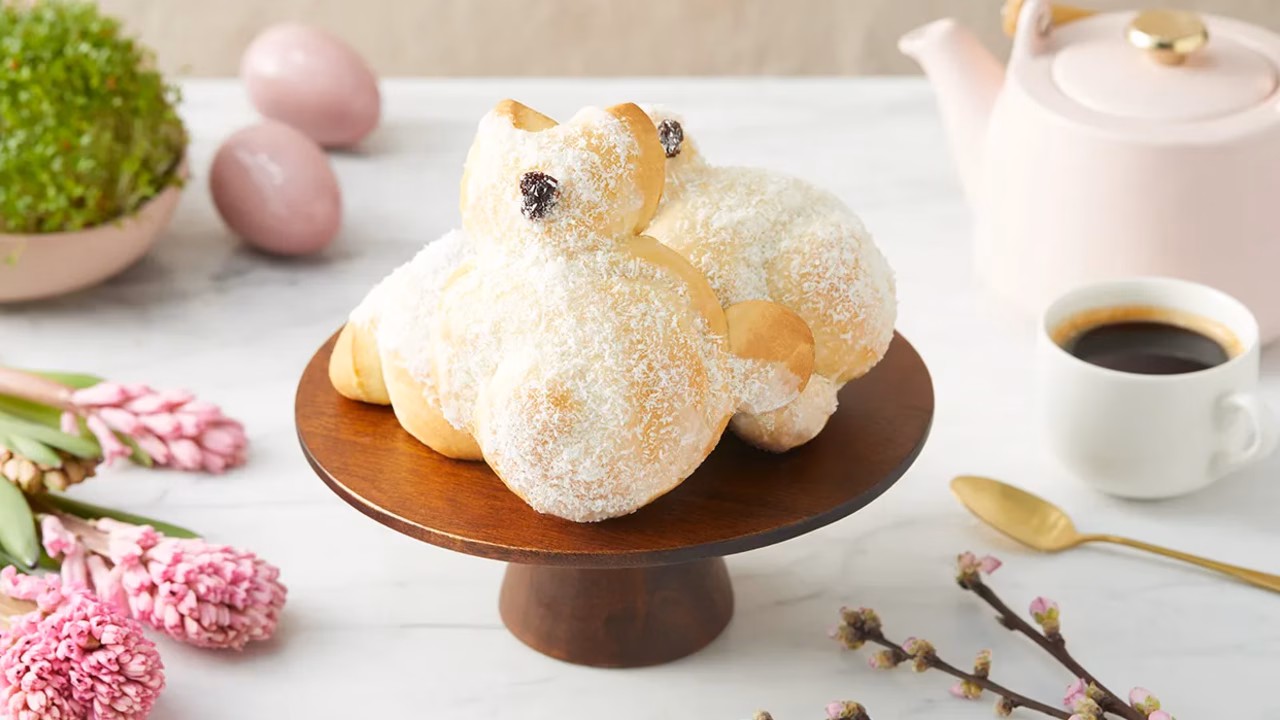 Drożdżowe zajączki wielkanocne