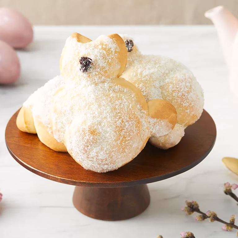 Drożdżowe zajączki wielkanocne