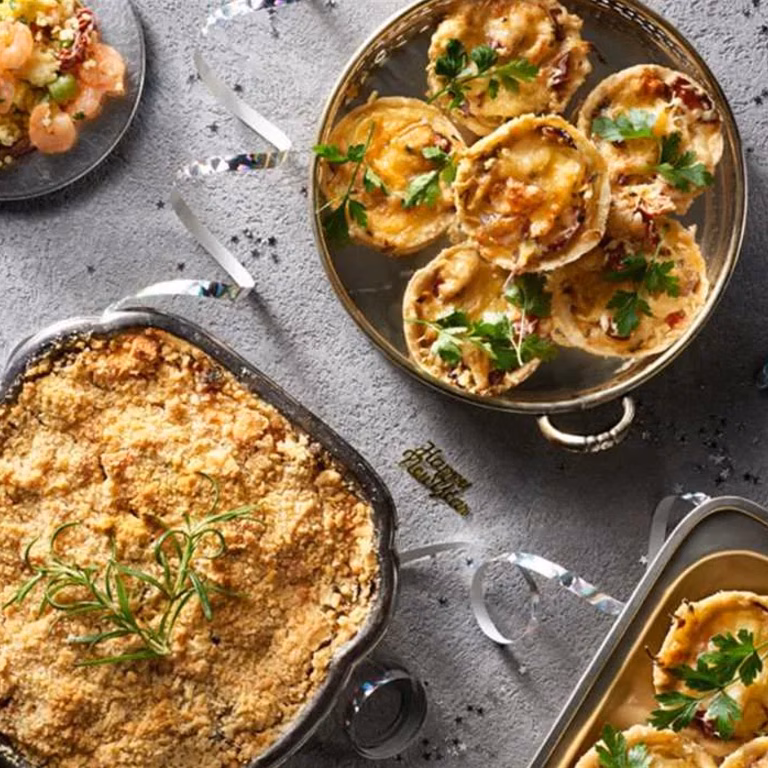 Sylwestrowe quiche z kabanosami, serem i musztardą