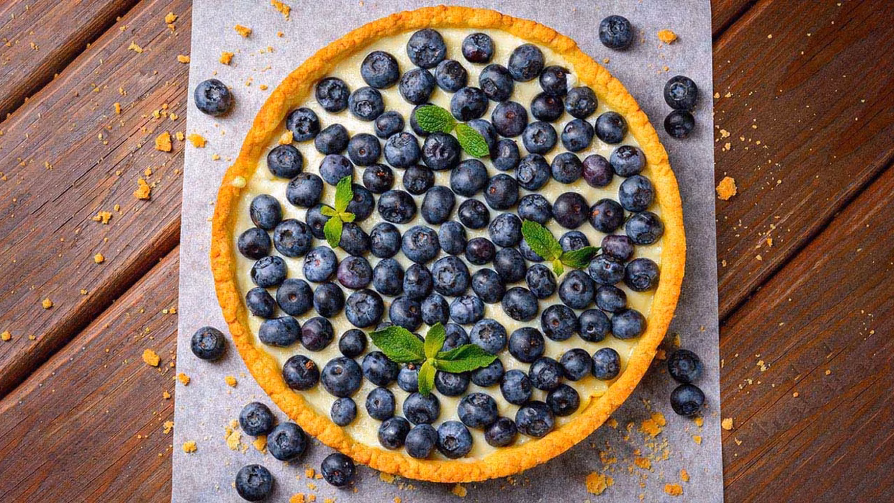 Tarta z borówkami