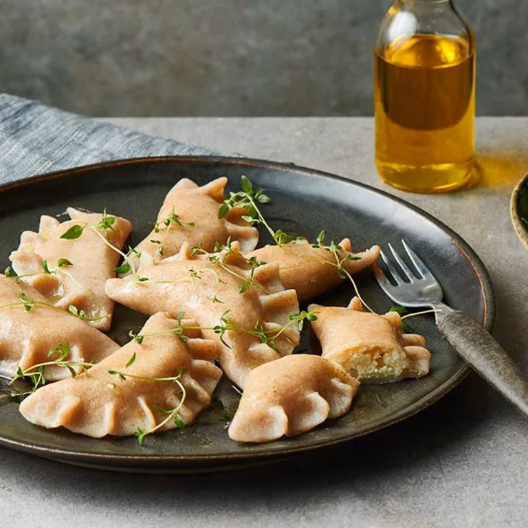 Pierogi z mąki orkiszowej