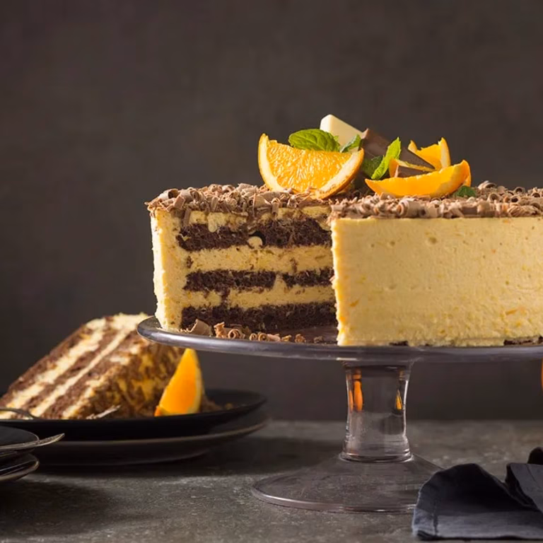 Tort dyniowo-pomarańczowy