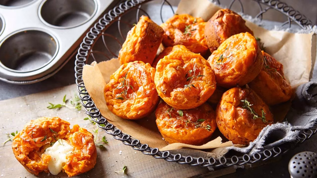 Babeczki pomidorowe z mozzarellą
