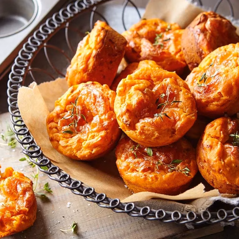 Babeczki pomidorowe z mozzarellą
