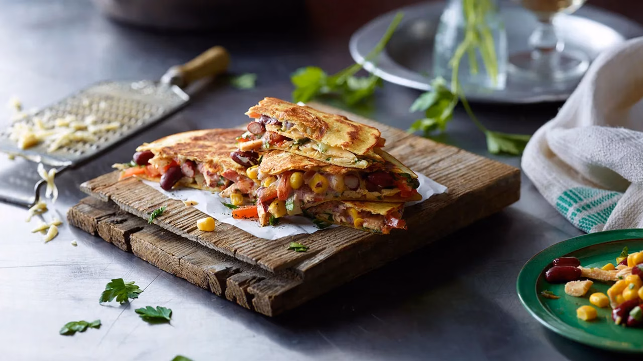 Tortilla z tuńczykiem i fasolą