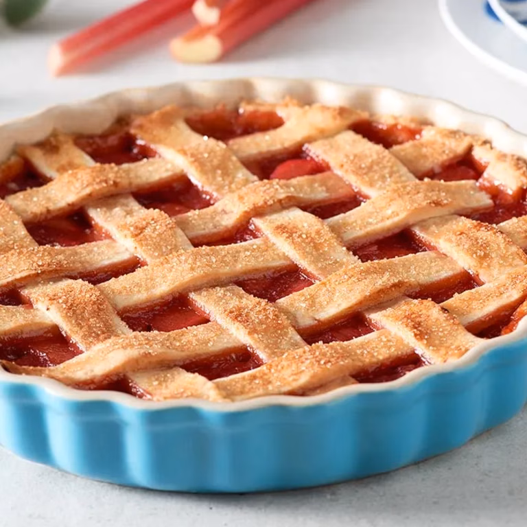 Tarta rabarbarowa