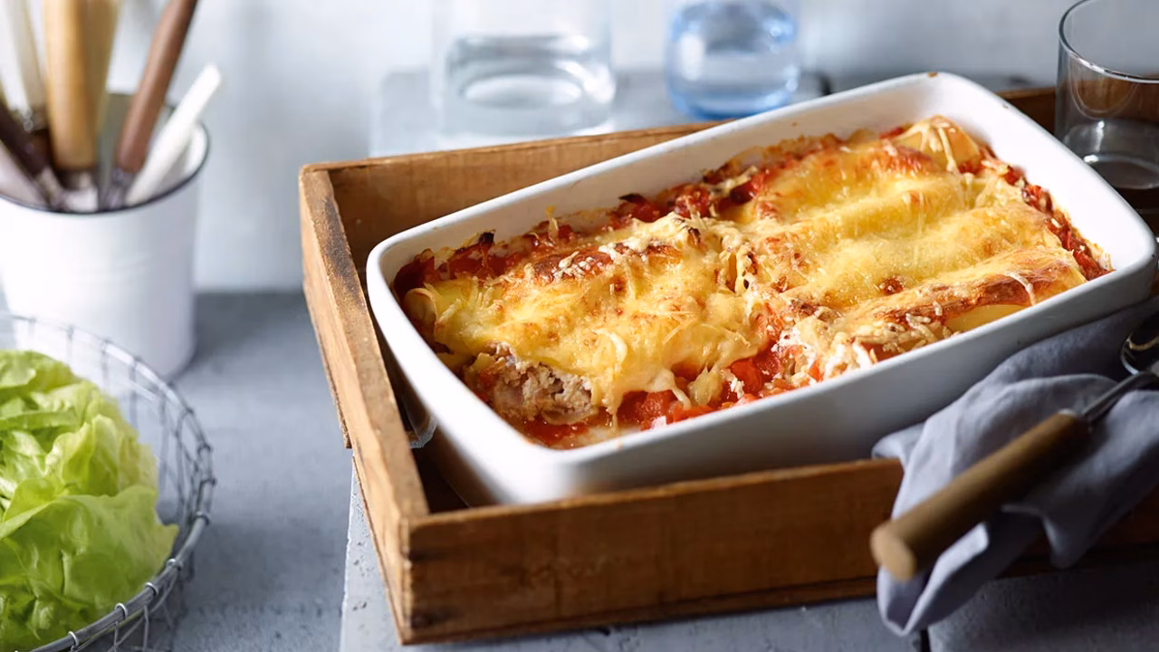 Cannelloni z ricottą i orzeszkami piniowymi