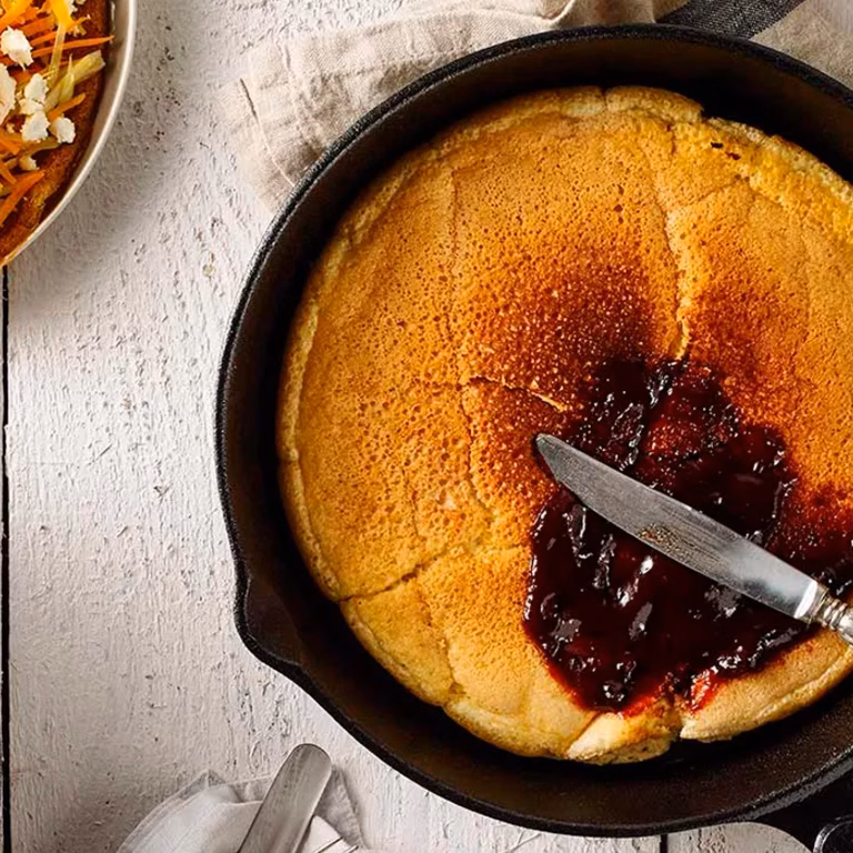 Puszysty omlet na słodko