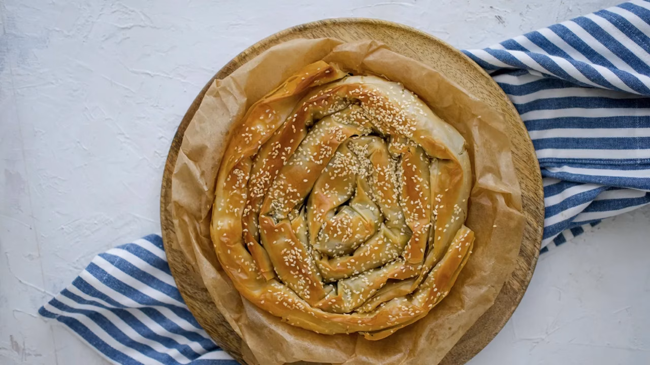 Burek ze szpinakiem