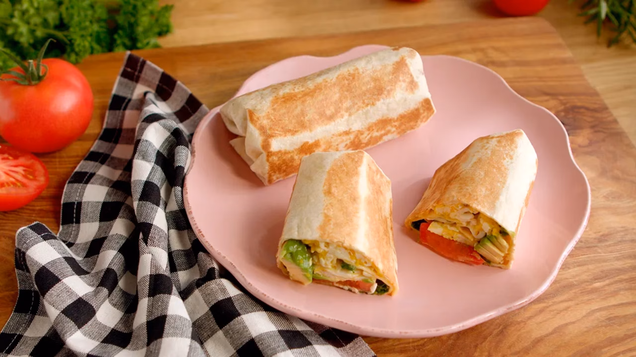 Śniadaniowe burrito z jajecznicą