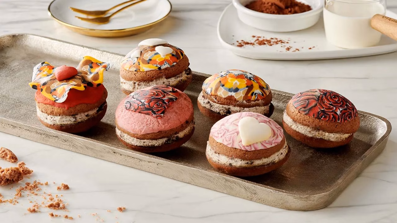 Czekoladowe ciastka whoopie pies