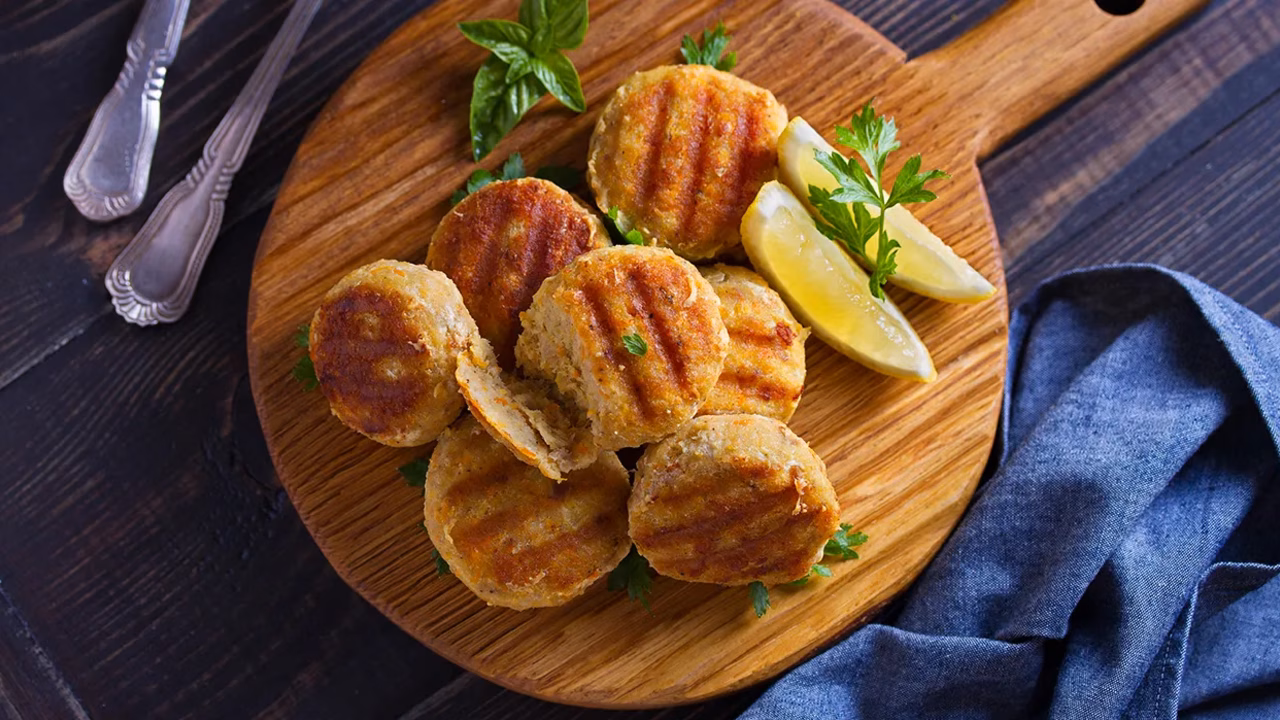 Cytrynowe kotlety z kaszy bulgur