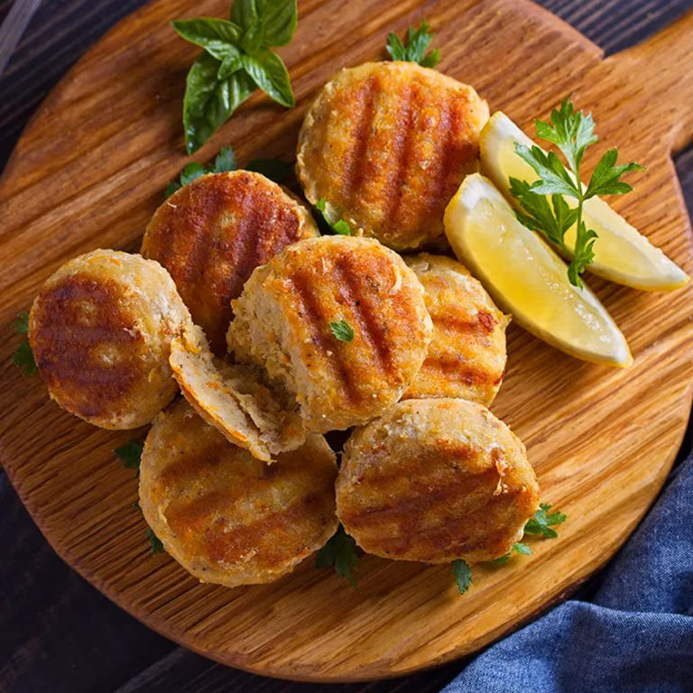 Cytrynowe kotlety z kaszy bulgur