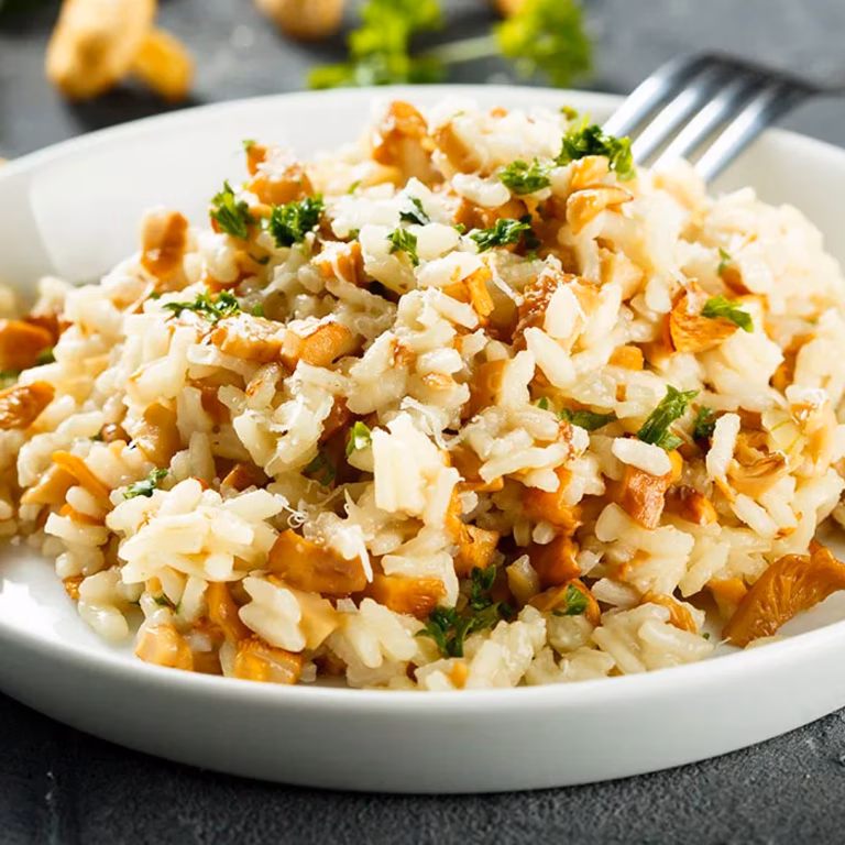 Risotto z kurkami — przepis nie tylko na lato