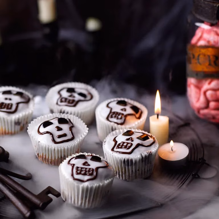 Halloweenowe muffiny z czekoladą