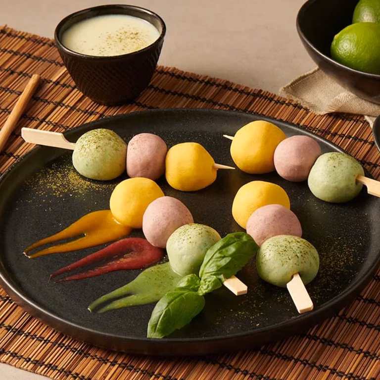 Dango w trzech smakach