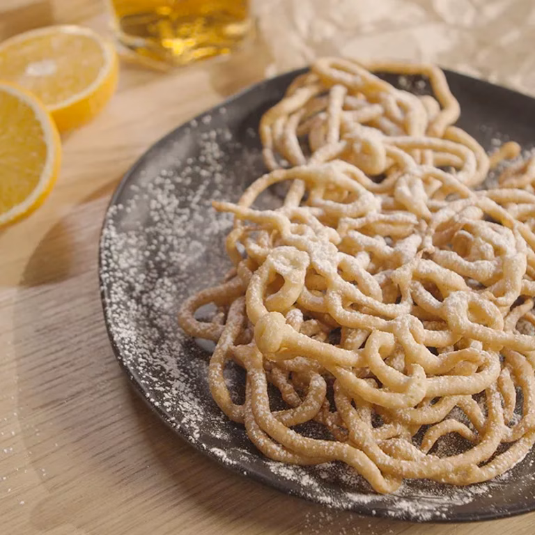 Amerykańskie funnel cakes, czyli szybkie lane faworki
