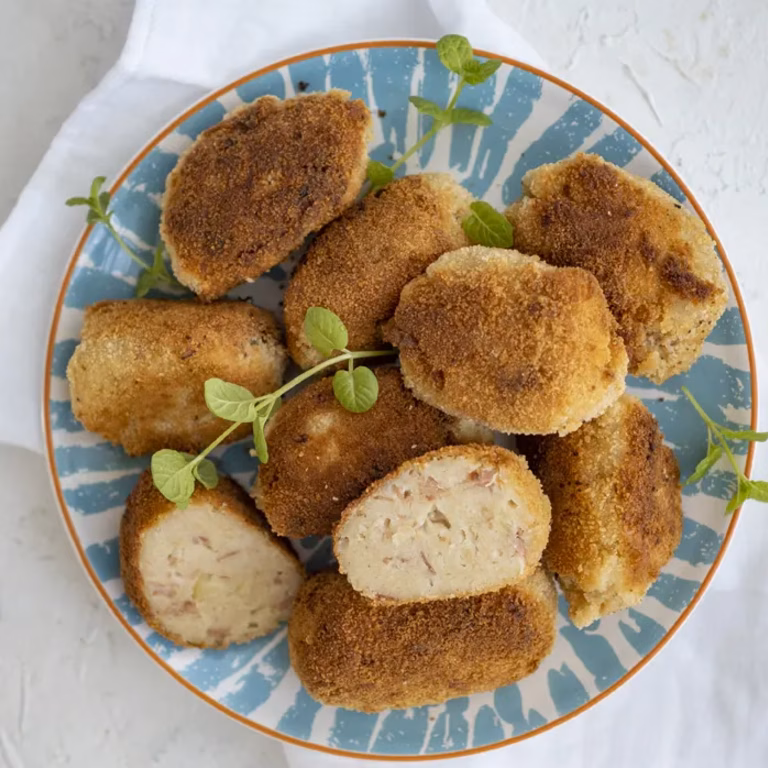 Krokiety z szynką serrano