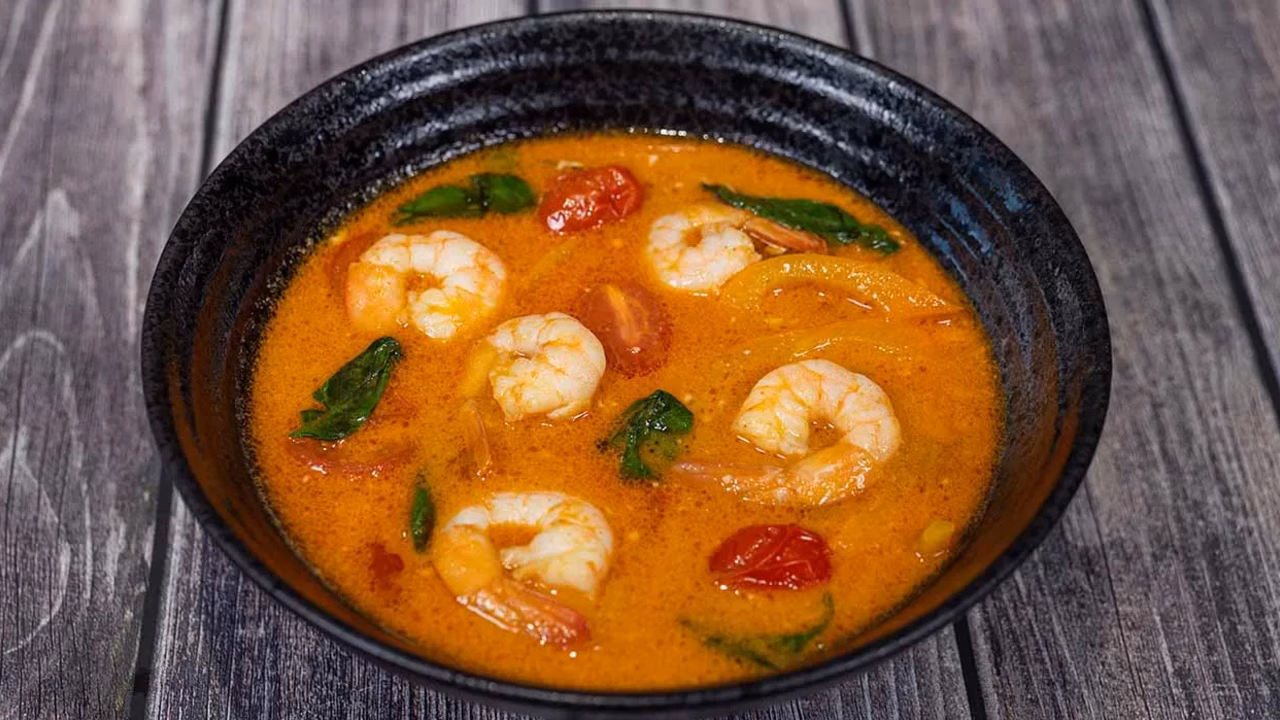 Tajskie curry z krewetkami