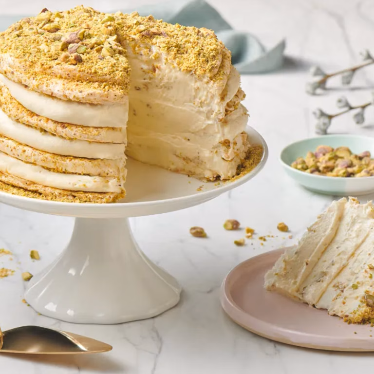 Sans rival, czyli przekładaniec królewski z pistacjami