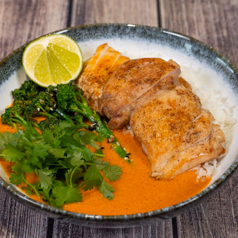 Brothy rice, czyli ryż w lekkim sosie curry