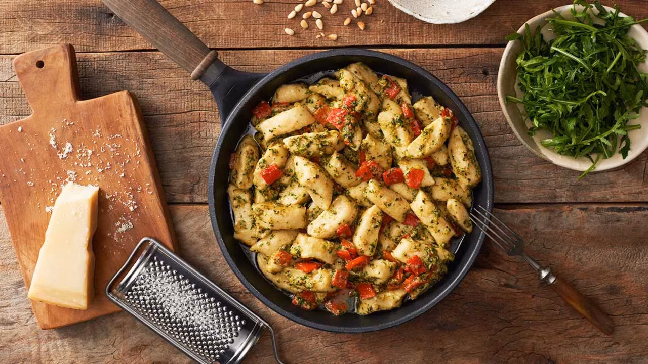 Gnocchi z pesto z rukoli