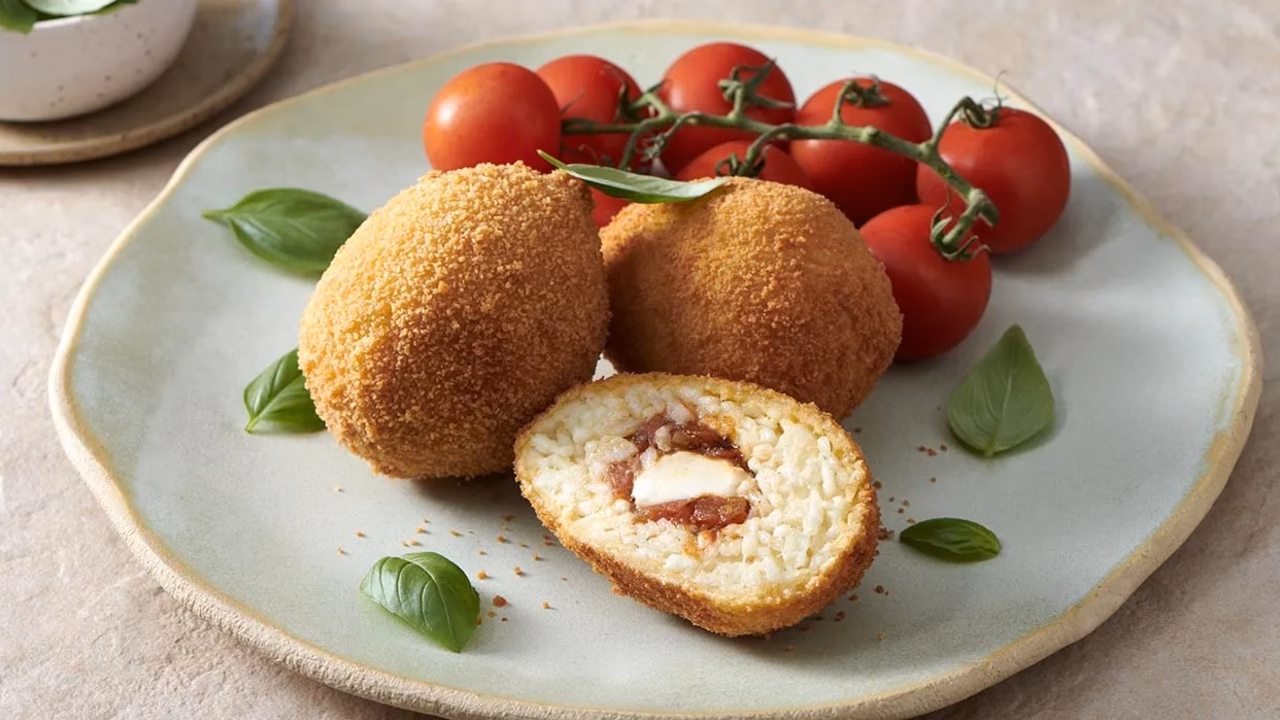 Arancini – faszerowane kulki ryżowe
