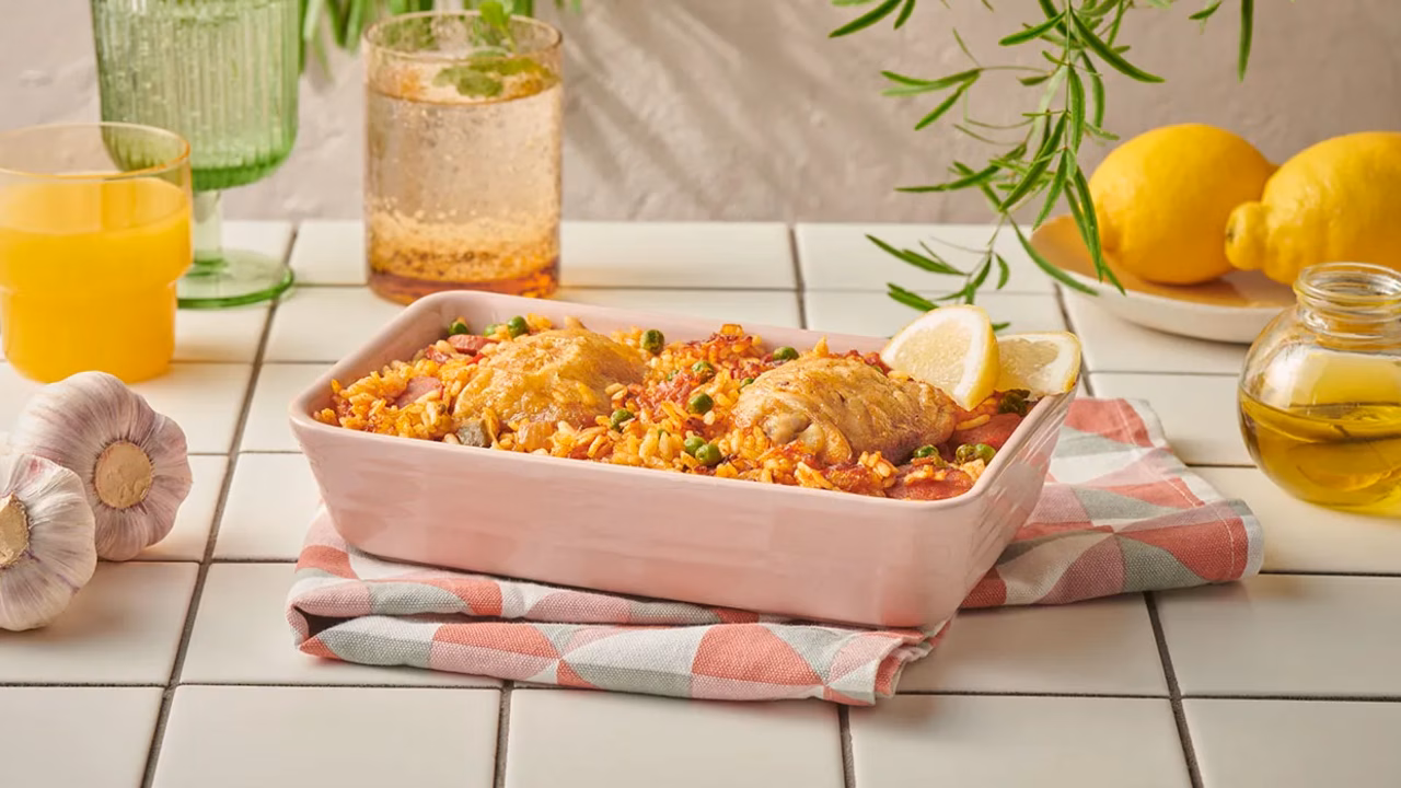 Paella z chorizo
