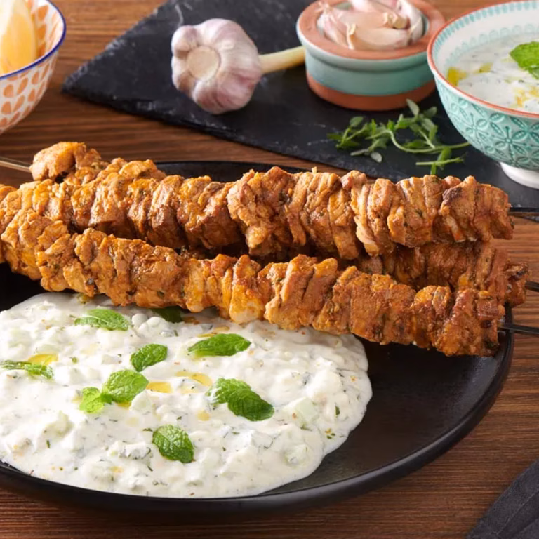 Grillowane souvlaki z karkówki