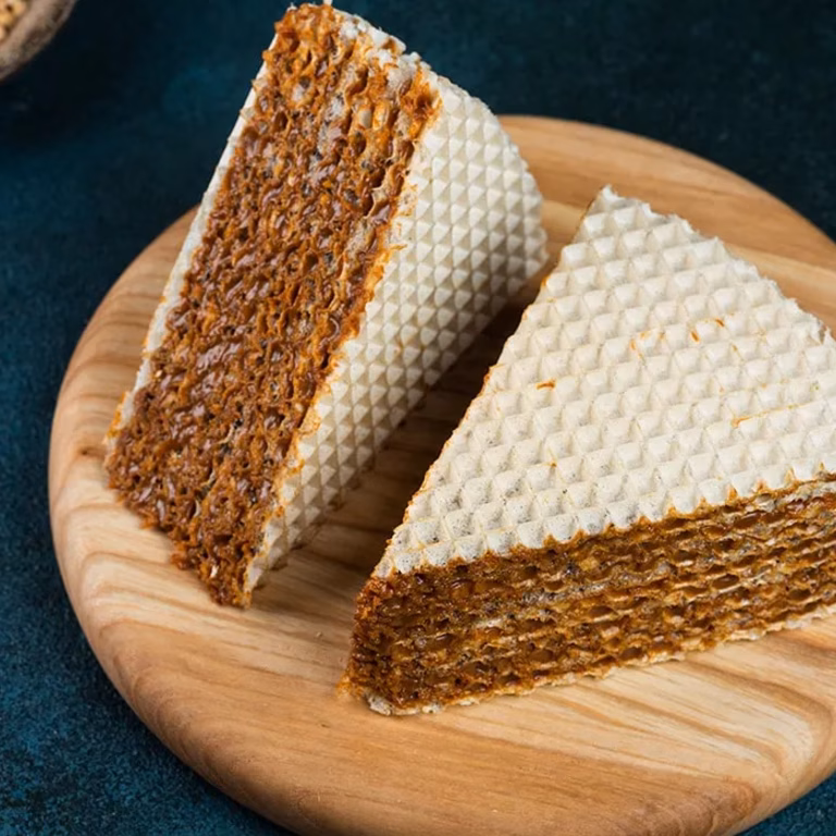 Wafle z mlekiem w proszku