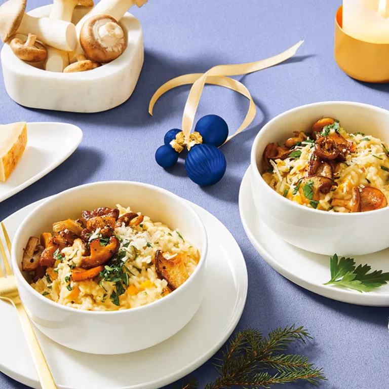 Risotto z grzybami leśnymi i parmezanem