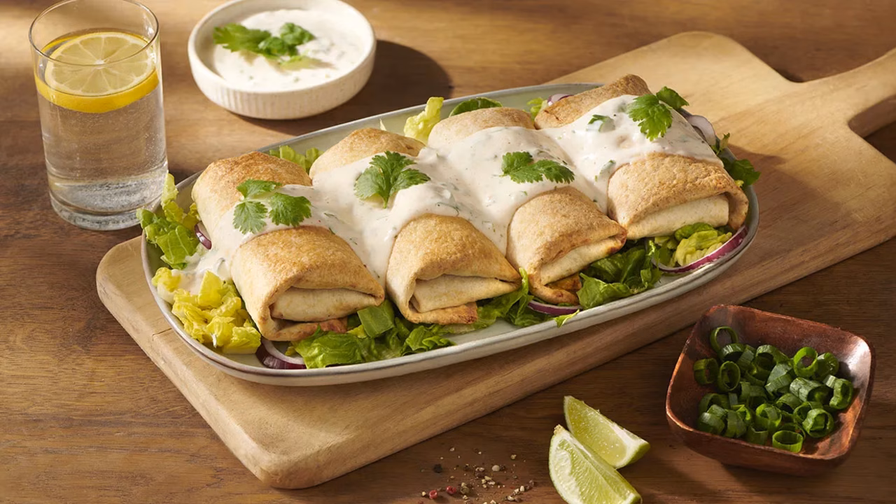Sałatka z rolowanym taco