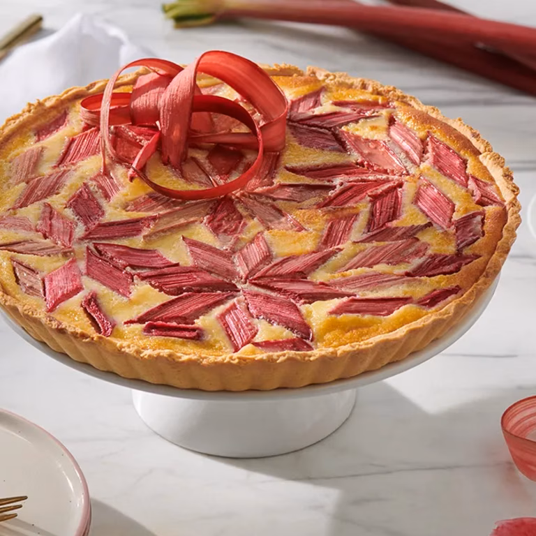 Tarta z rabarbarem