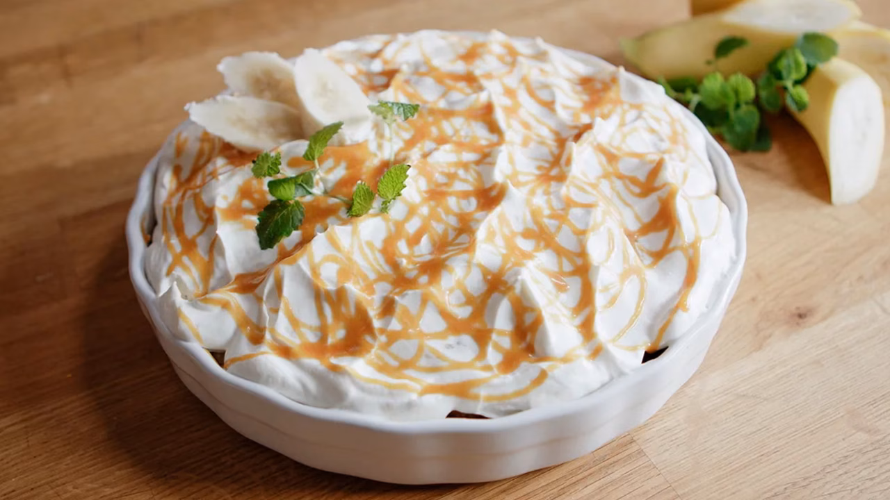Banoffee – ciasto z bananami w karmelu