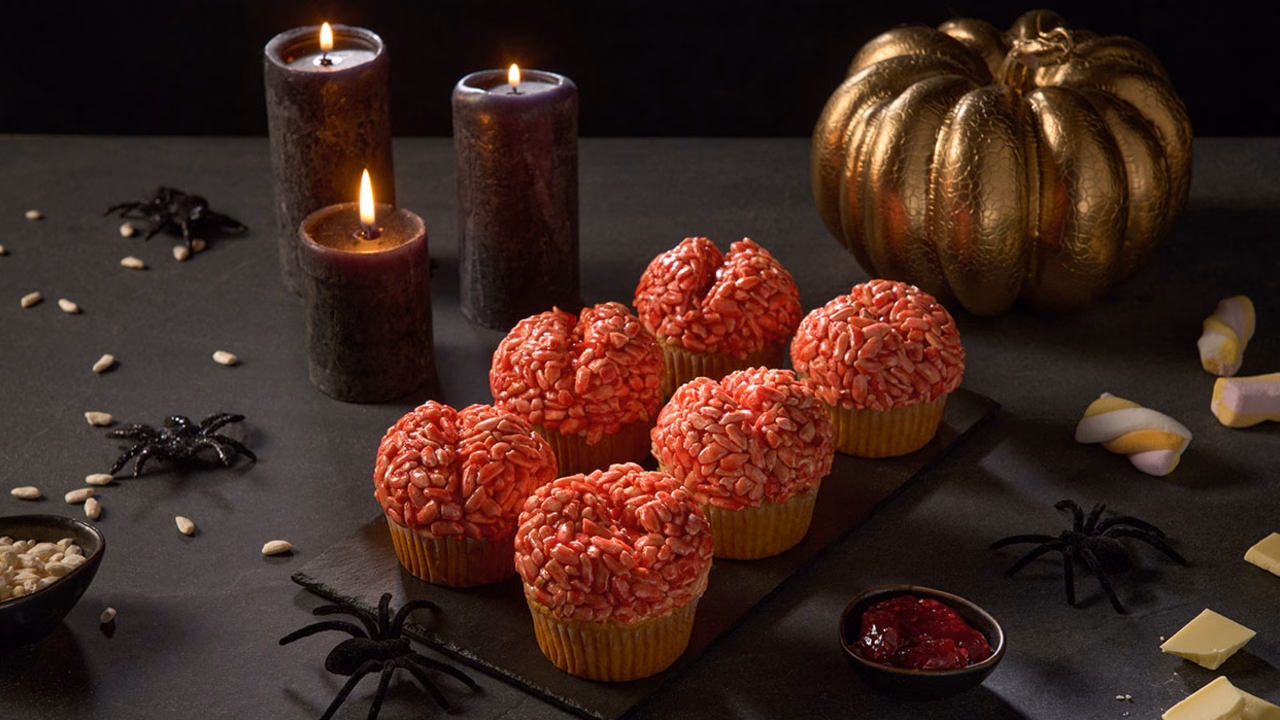 Mózgowe muffiny na Halloween