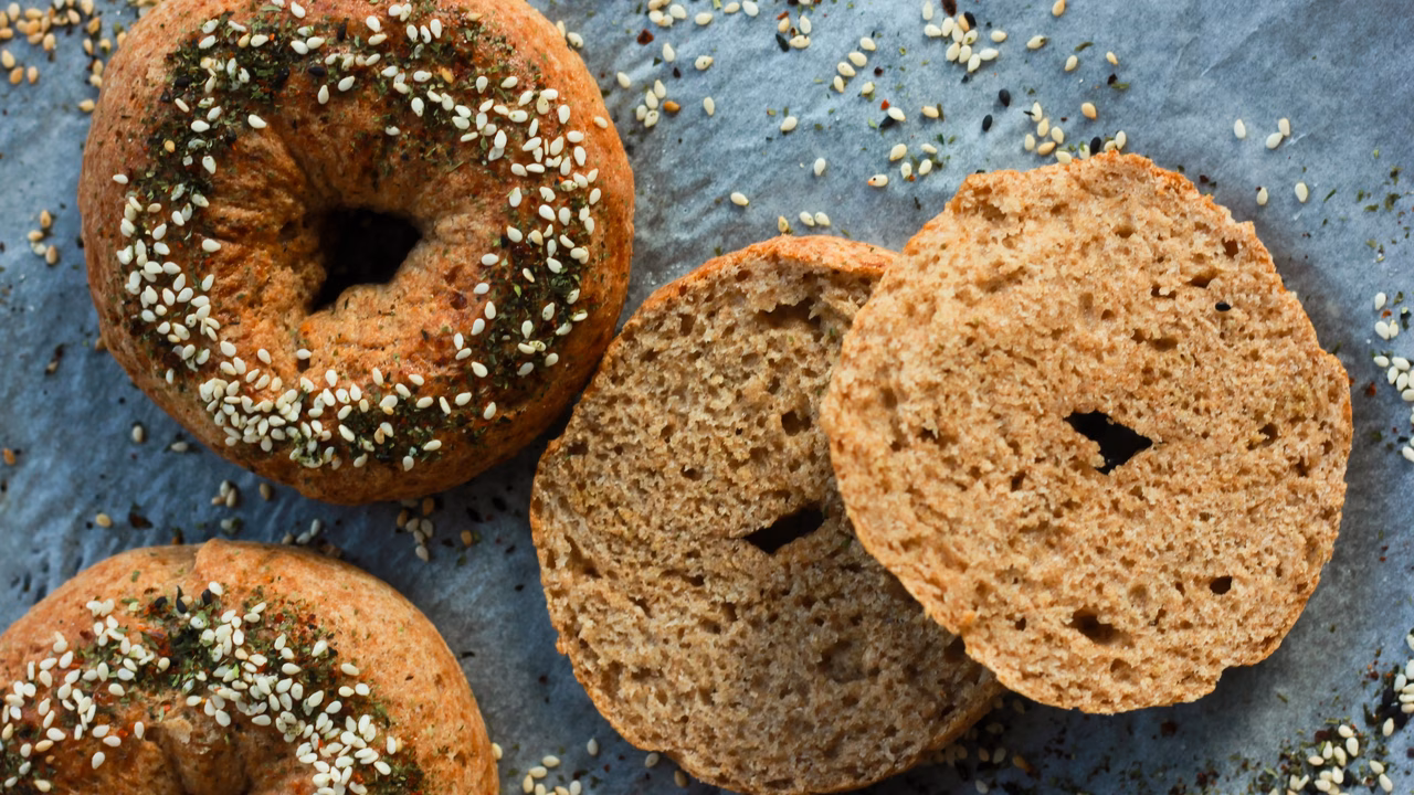 Proteinowe bajgle bez laktozy