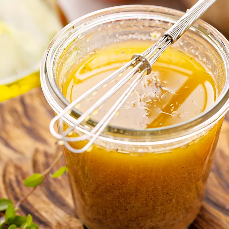 Bazyliowy dressing z orzechami włoskimi