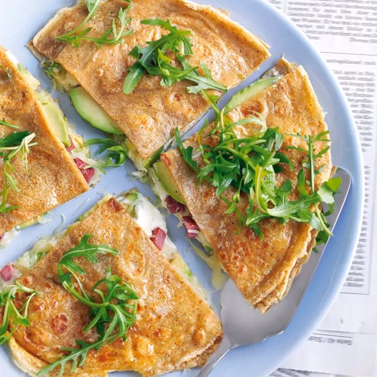 Naleśniki po meksykańsku - quesadillas z awokado