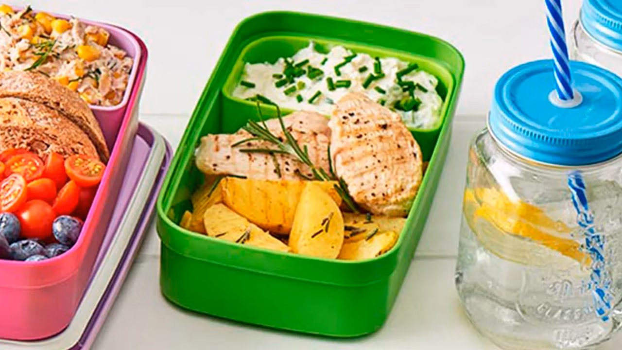 Grillowane ziemniaki i pierś kurczaka – pomysł na lunchbox
